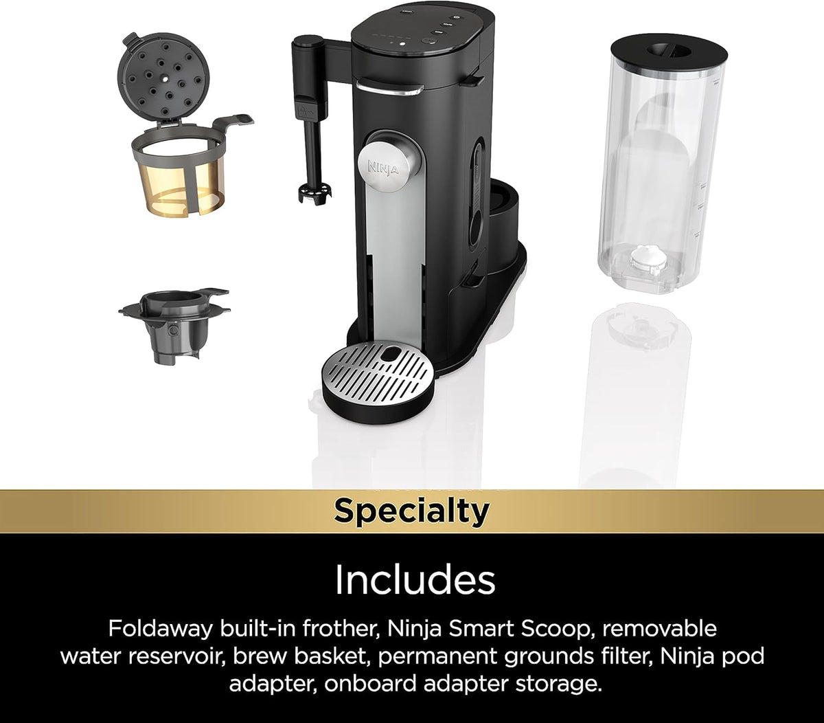 Ninja Single-Serve Pods & Grounds Coffee Maker — Standard & XL