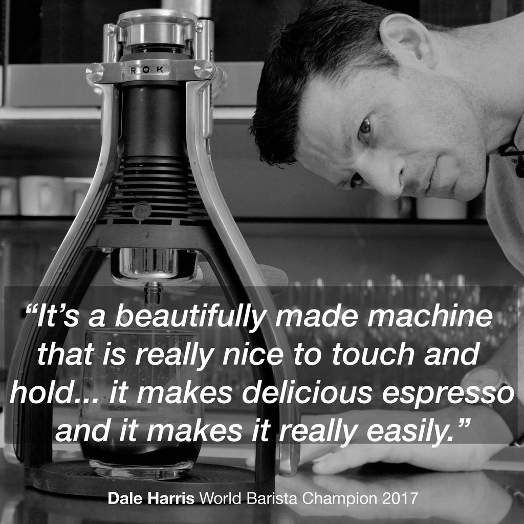 ROK Presso Smartshot — Manual Espresso Maker, Warm Grey