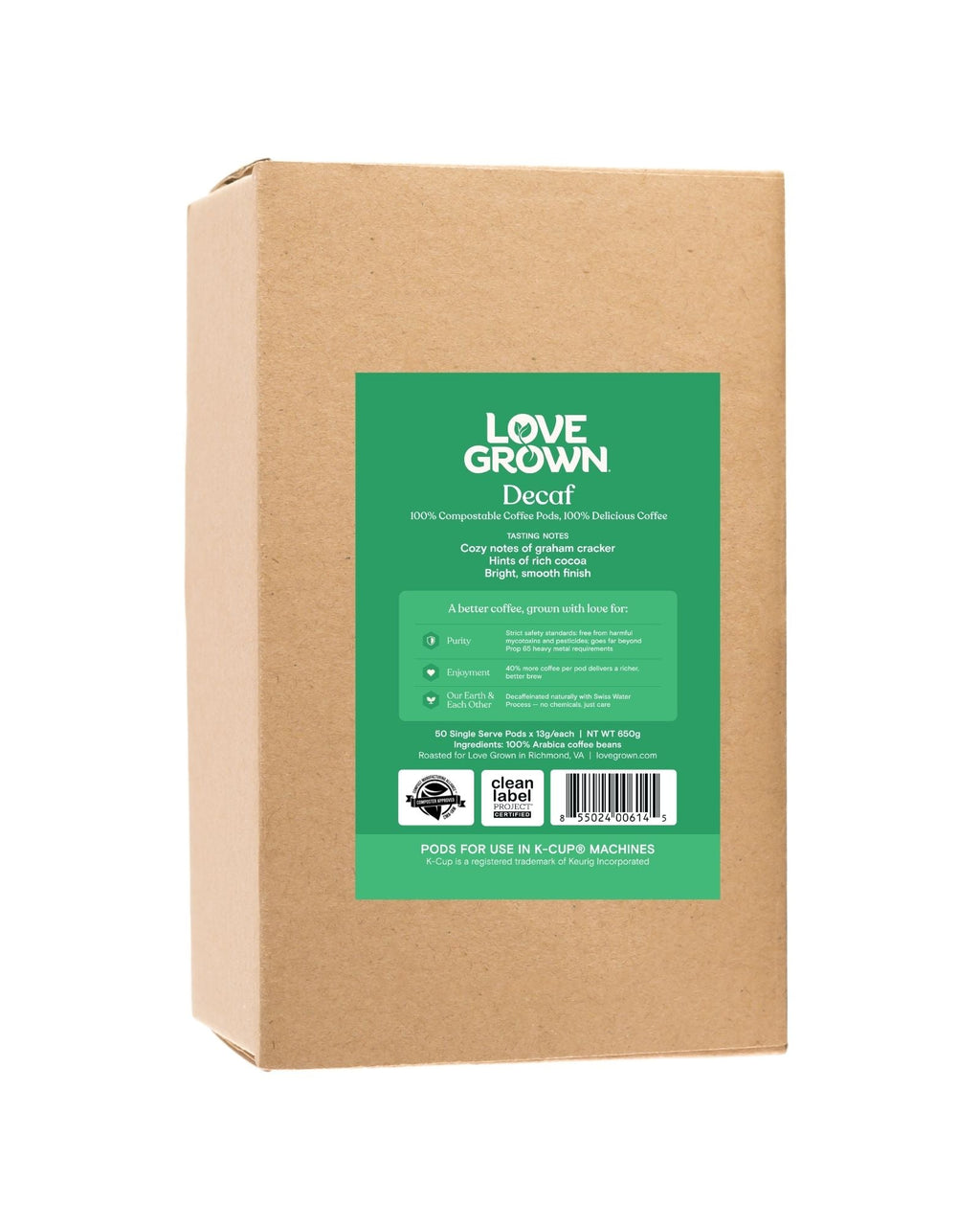 Compostable Coffee Pods — 15 or 50 Count
