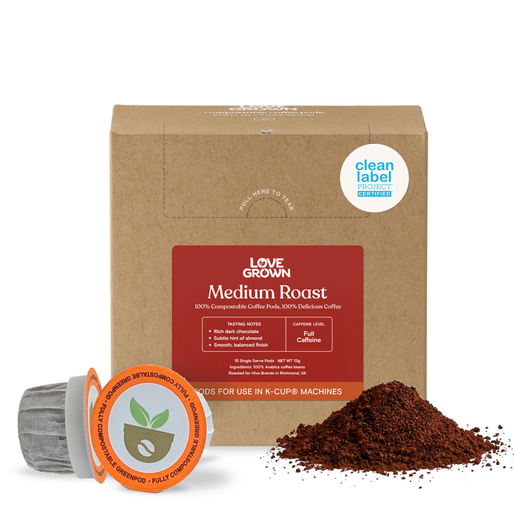 Compostable Coffee Pods — 15 or 50 Count