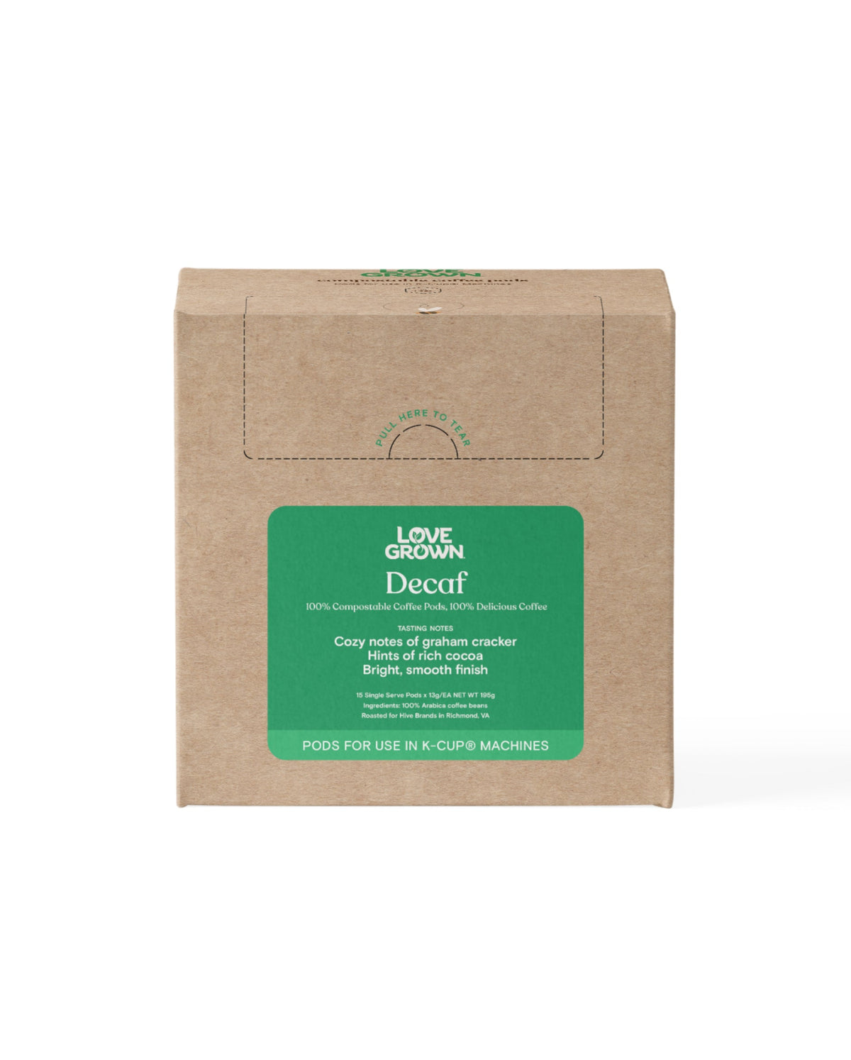 Compostable Coffee Pods — 15 or 50 Count