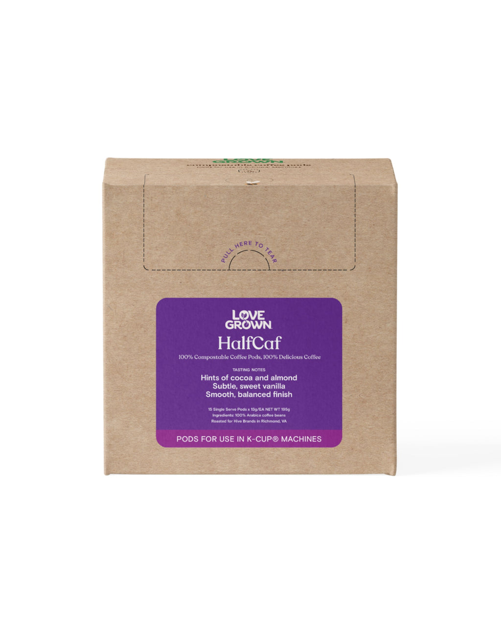 Compostable Coffee Pods — 15 or 50 Count