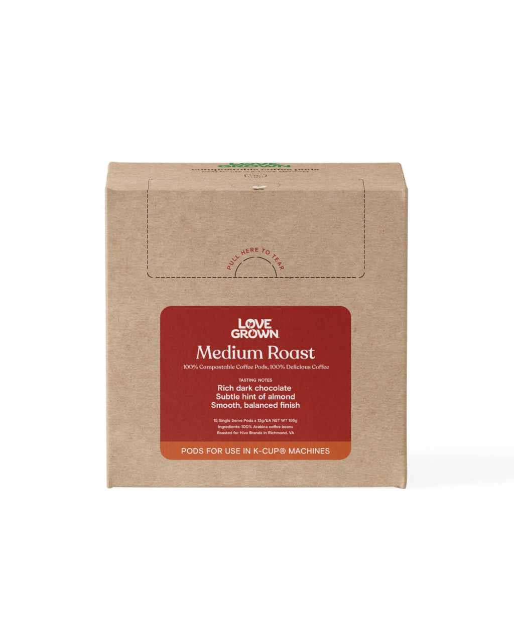Compostable Coffee Pods — 15 or 50 Count