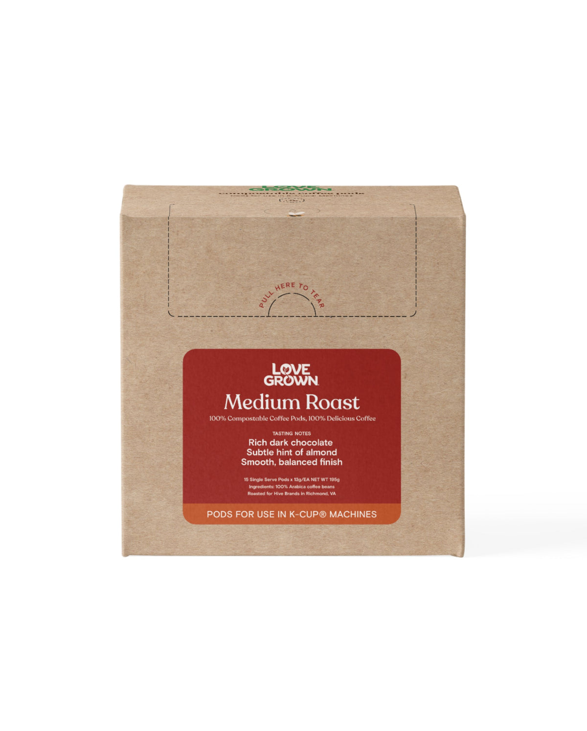 Compostable Coffee Pods — 15 or 50 Count