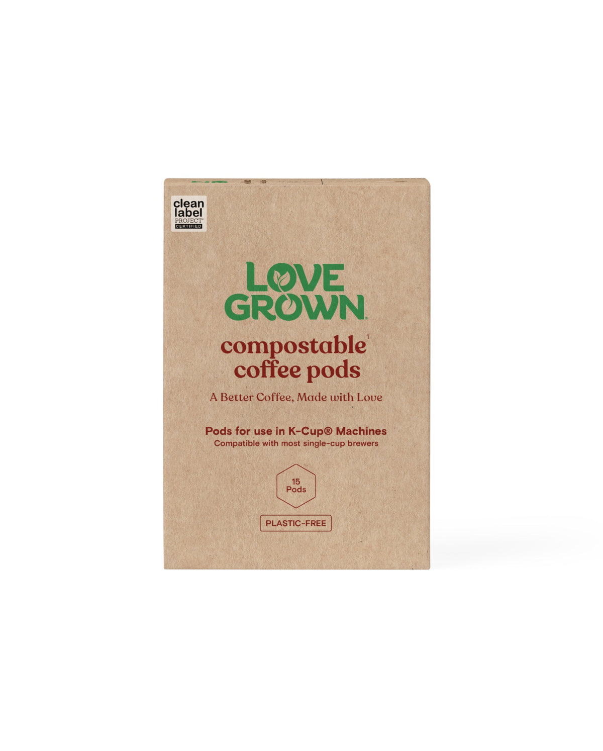 Compostable Coffee Pods — 15 or 50 Count