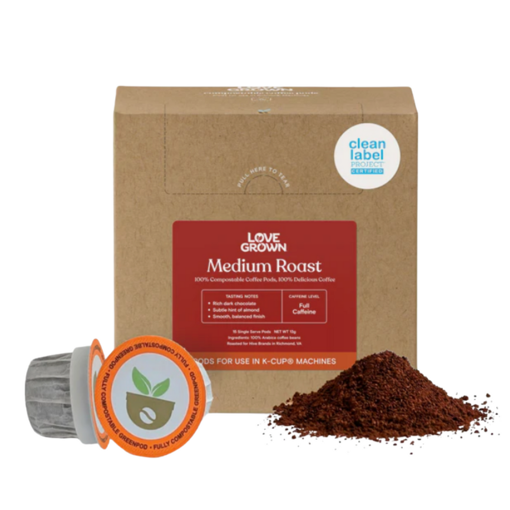 Compostable Coffee Pods — 15 or 50 Count
